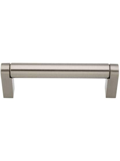Pennington Bar Pull - 3 3/4 inch Center-to-Center in Satin Nickel.